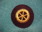 Hand embroidery badge